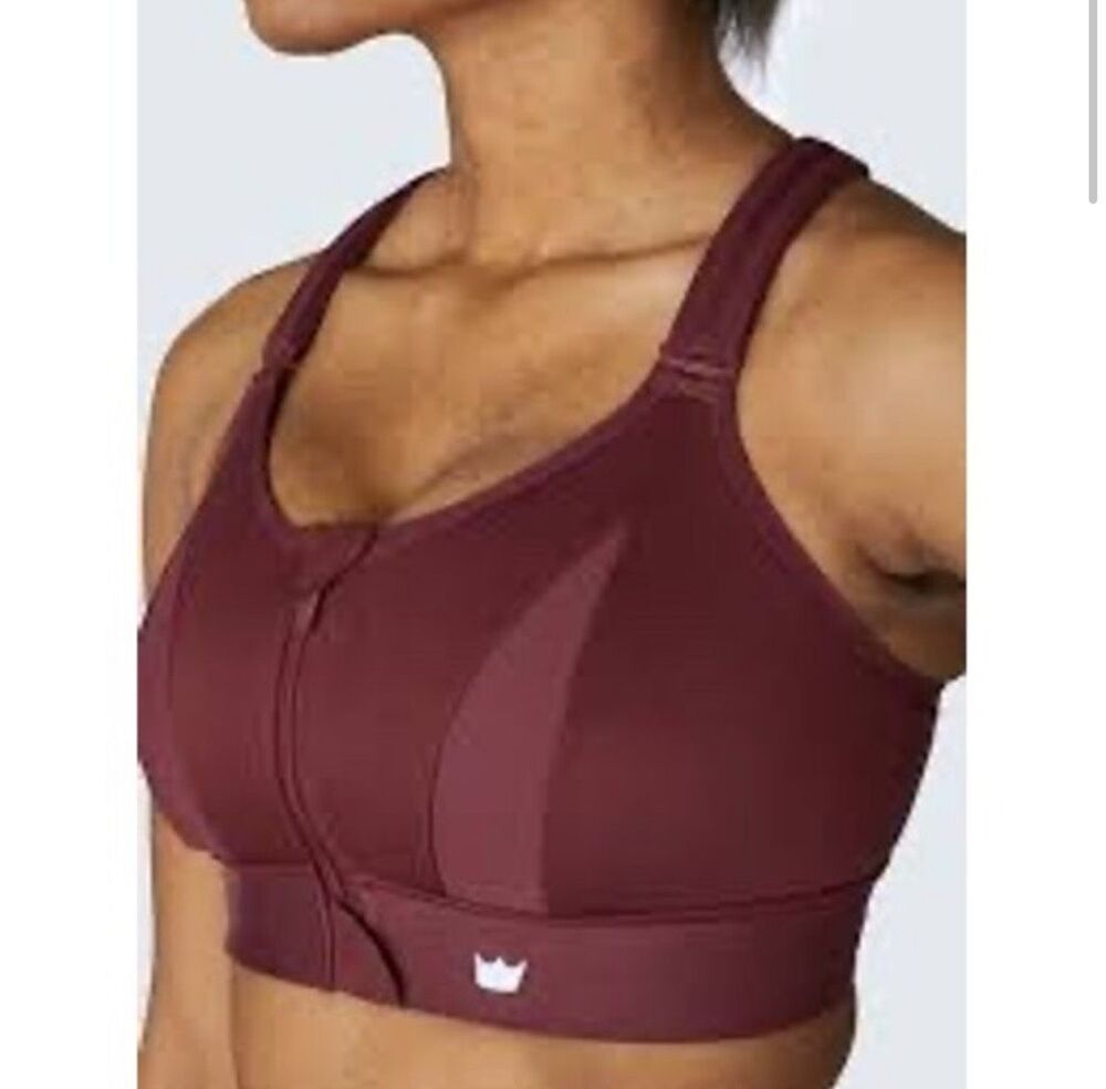 Shefit ambition purple textured high impact 6 luxe adjustable bra